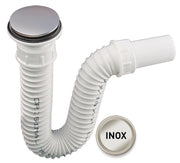 Sanotechnik - WT-Siphon m.Ventil Exclusiv m.flex.Schl.