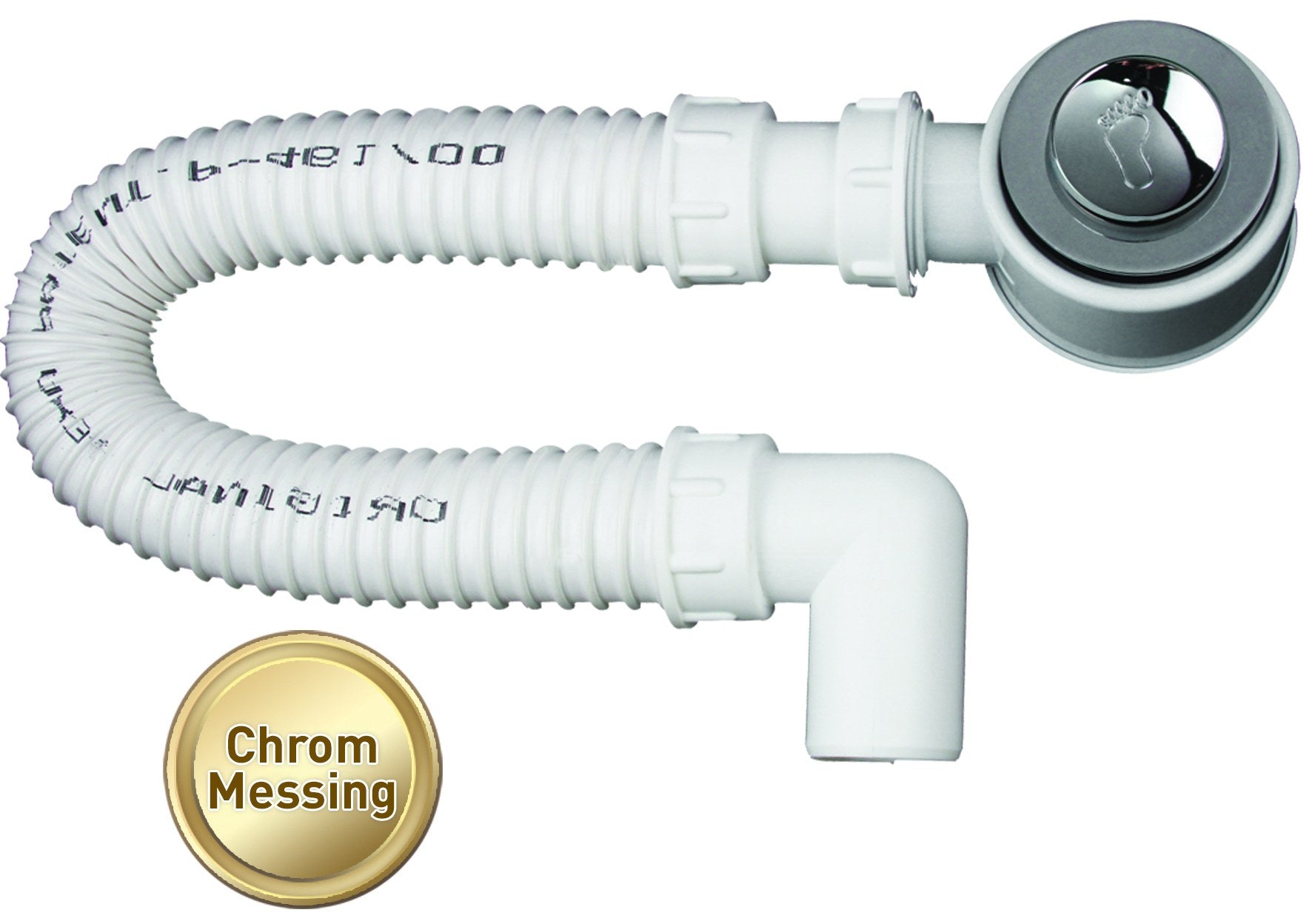 Sanotechnik - BT-Siphon Klick-Klack m.flex.Schlauch