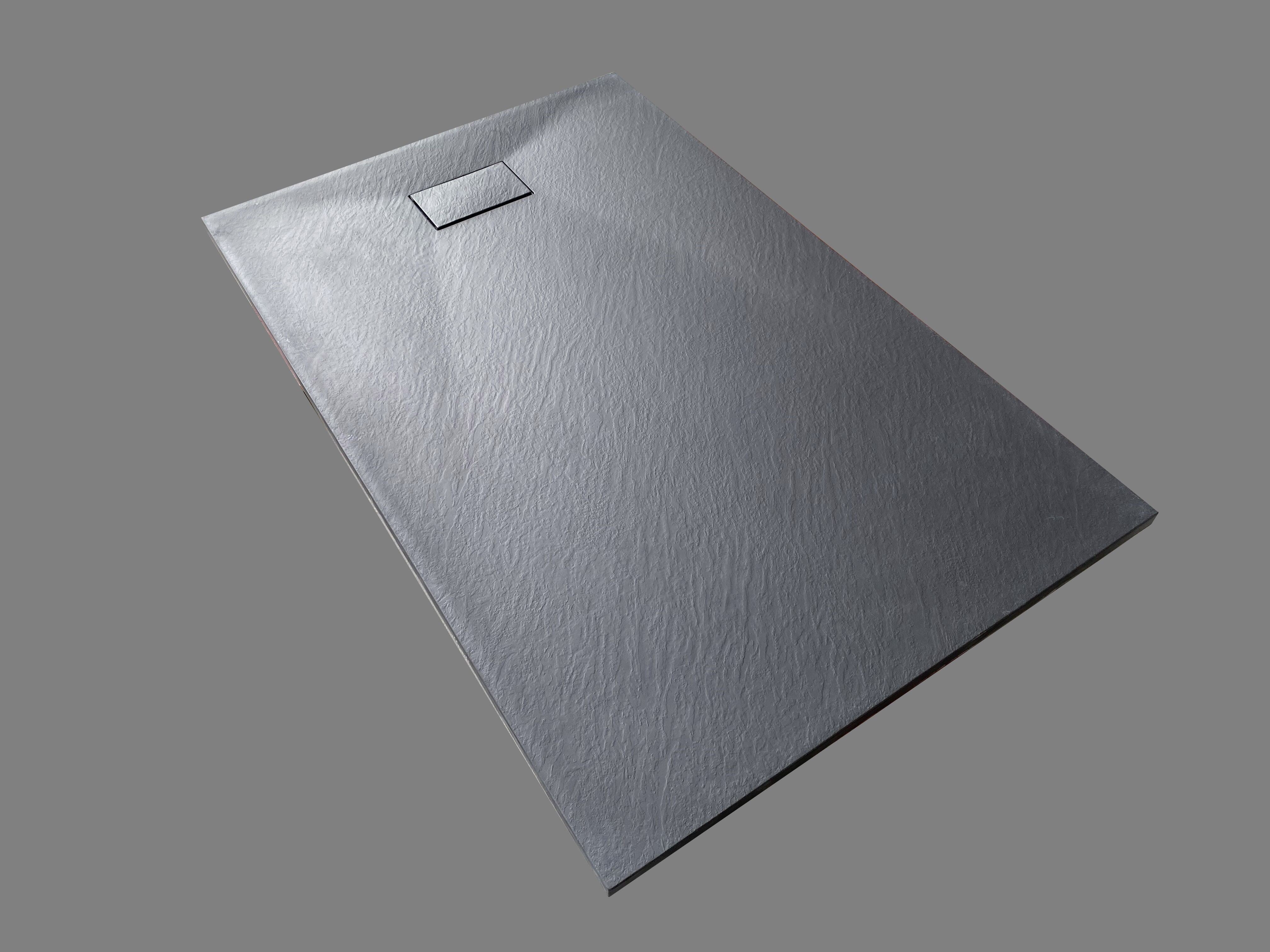 Sanotechnik - Schneidbare SMC Brausetasse 120x80cm schwarz