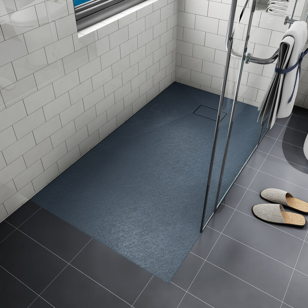 Sanotechnik - Schneidbare SMC Brausetasse 120x80cm schwarz