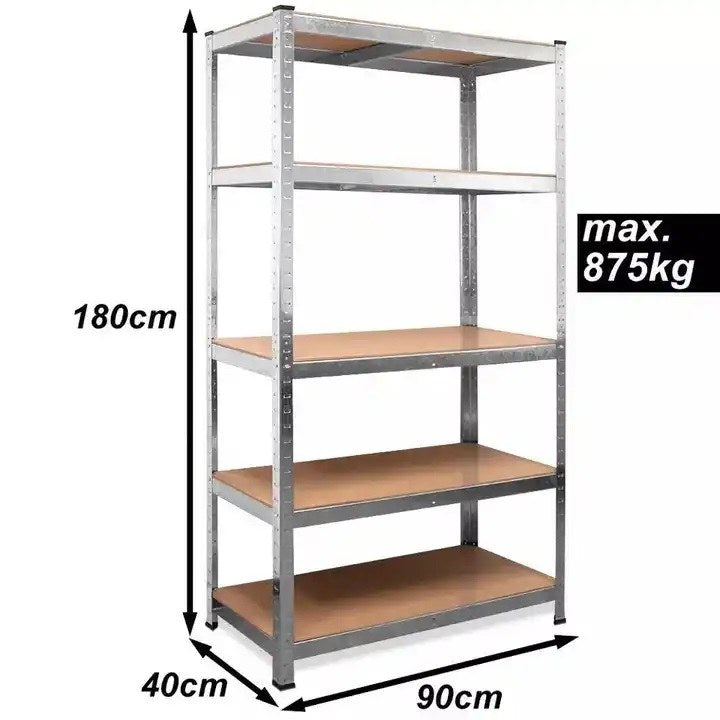 Sanotechnik - Schwerlastregal zink 90x40x180 cm