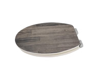 Sanotechnik - WC Sitz MDF-HOLZ mit SOFTCLOSE wooden line grey