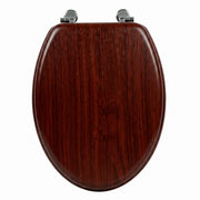 Sanotechnik - WC-Sitz Holz-Deko Dunkel