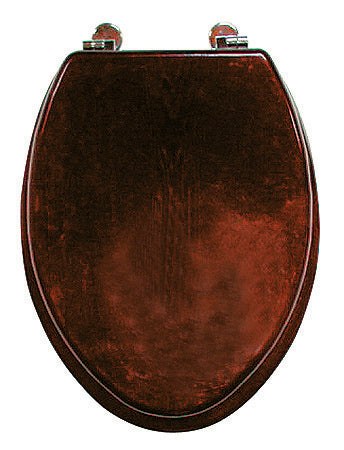 Sanotechnik - WC-Sitz Holz-Deko Dunkel