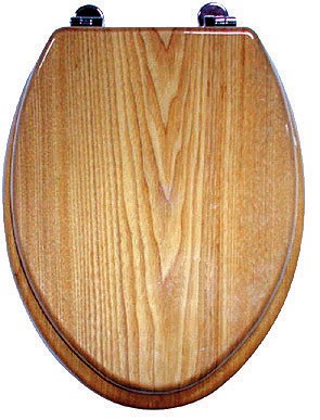 Sanotechnik - WC-Sitz Holz-Deko Hell
