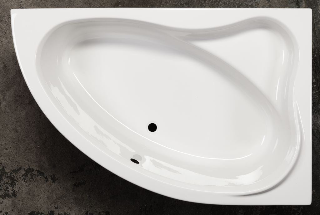 Sanotechnik - BW-KRK links,150x98x40cm, weiß