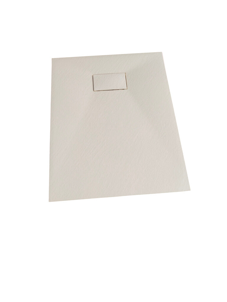 Sanotechnik - Schneidbare SMC Brausetasse 120x80cm weiß
