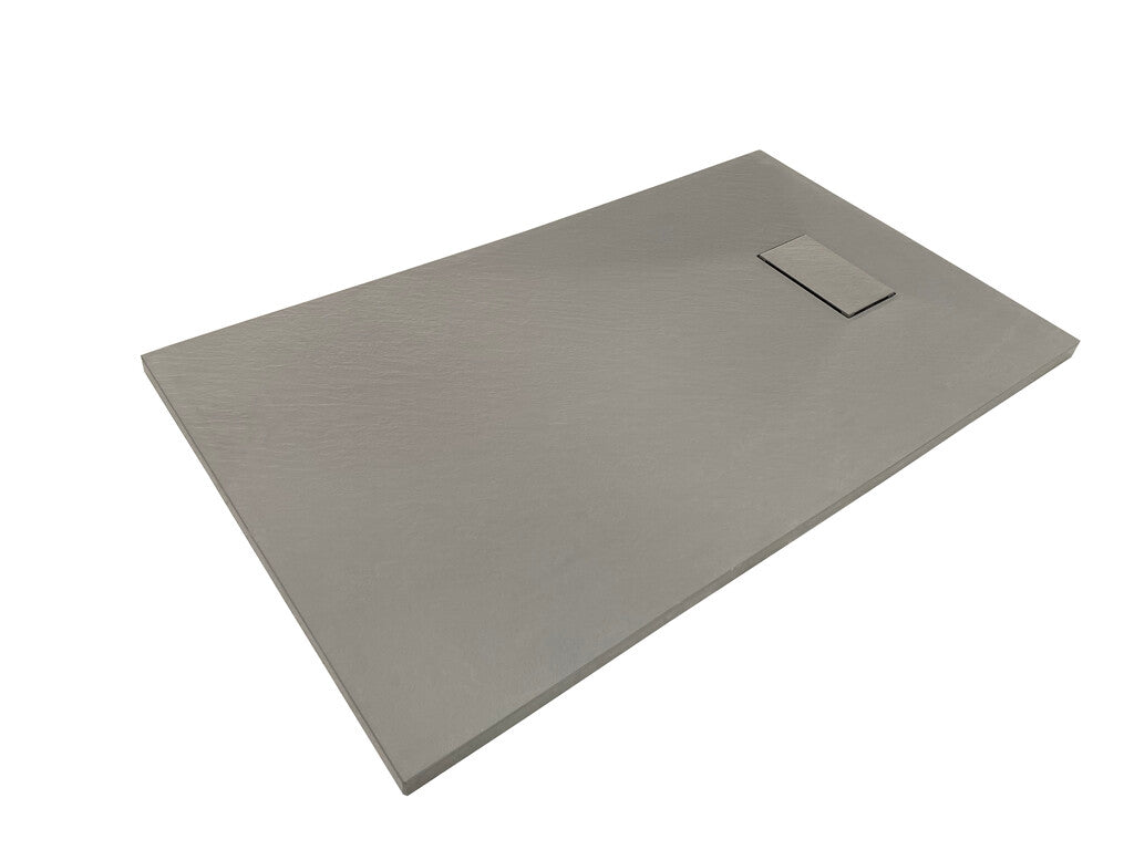 Sanotechnik - Schneidbare SMC Brausetasse 80x80cm grau