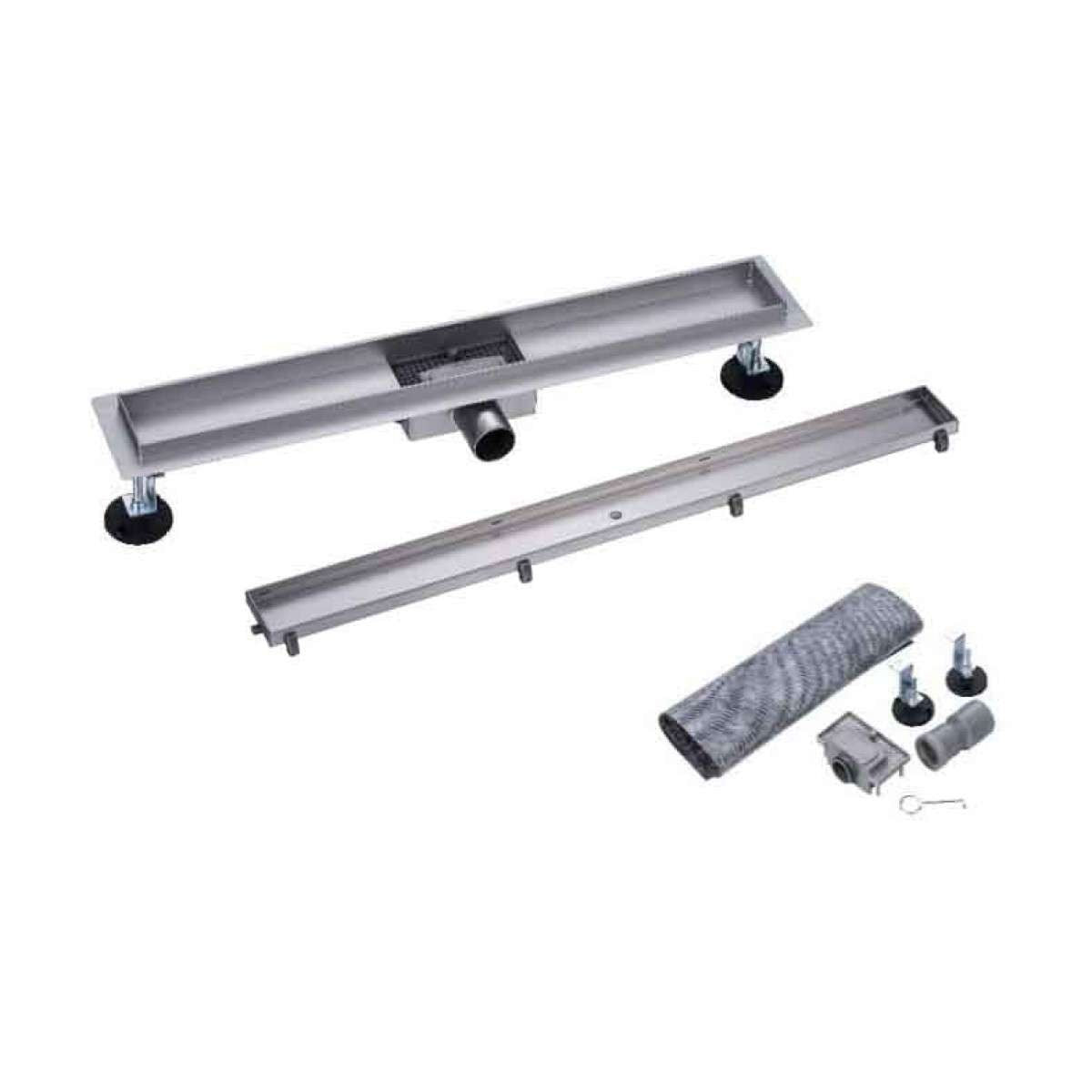 Sanotechnik - Duschrinne 60cm Nirosta Chrom-Optik