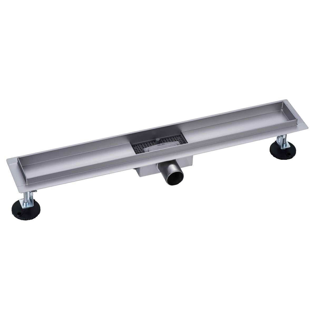 Sanotechnik - Duschrinne 60cm Nirosta Chrom-Optik