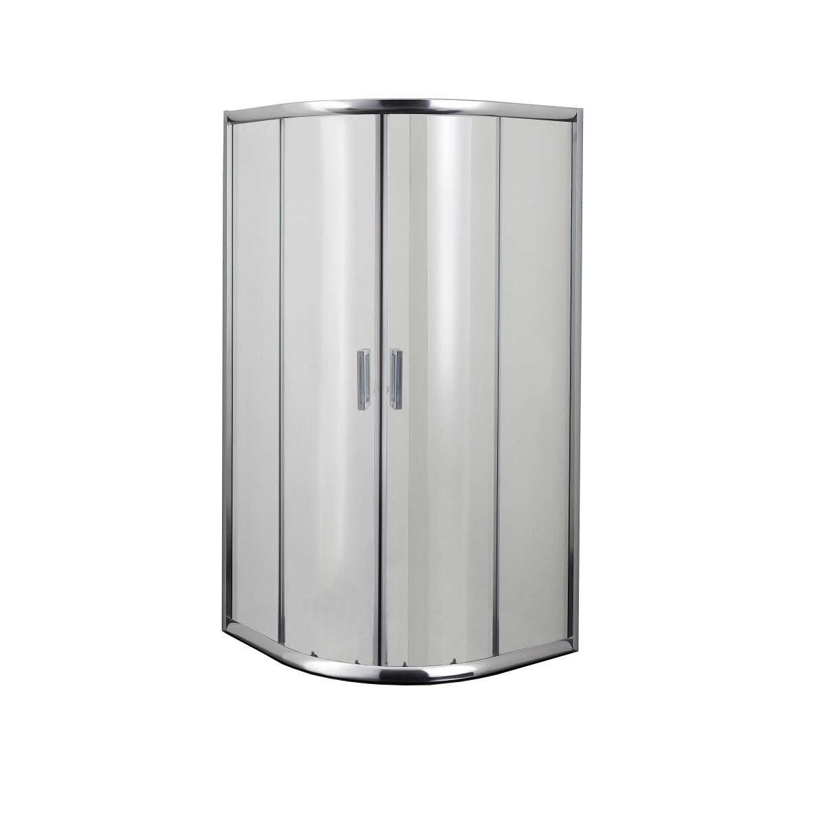 Sanotechnik - *Runddusche m.2 Schiebet. chrom 89-90x89-90x190cm Easy-Clean