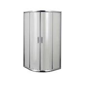 Sanotechnik - *Runddusche m.2 Schiebet. chrom 89-90x89-90x190cm Easy-Clean