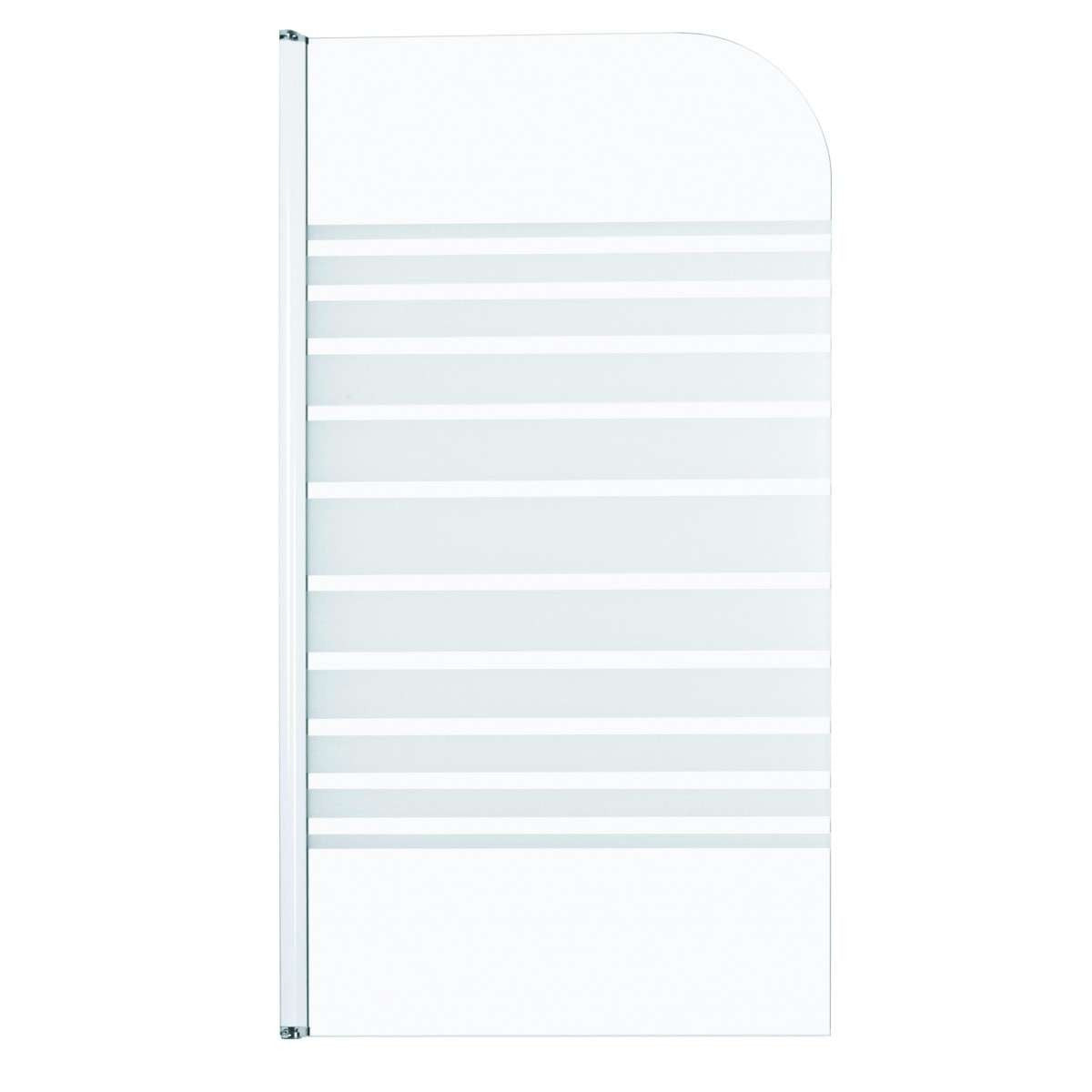 Duschtrennwand mit Streifendesign