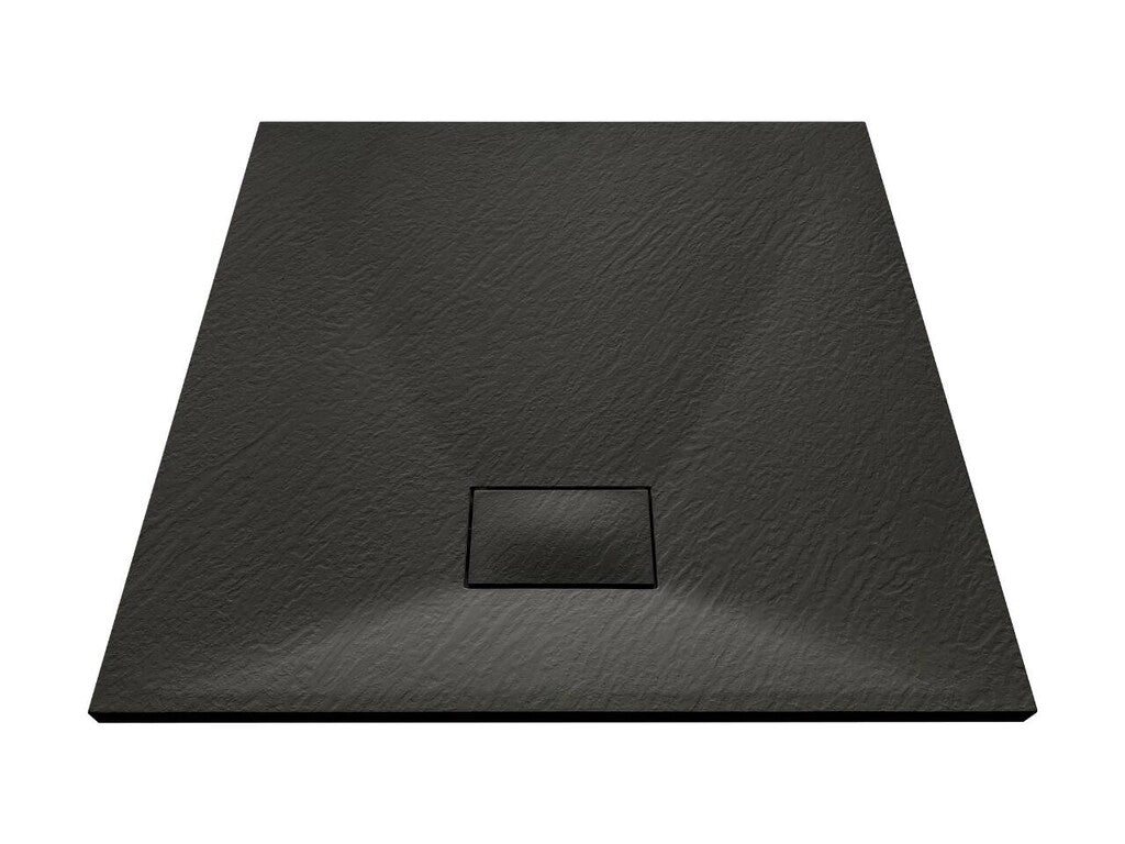 Sanotechnik - Schneidbare SMC BRausetasse 80x80cm schwarz