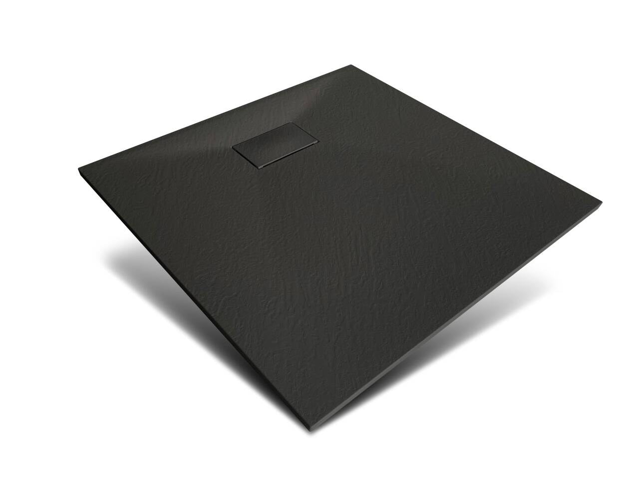 Sanotechnik - Schneidbare SMC BRausetasse 80x80cm schwarz