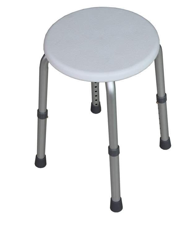 Sanotechnik - Dusch-Hocker rund weißcm