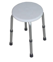 Sanotechnik - Dusch-Hocker rund weißcm