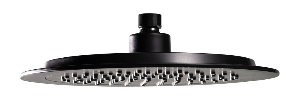 Sanotechnik - Kopfbrause rund schwarz matt