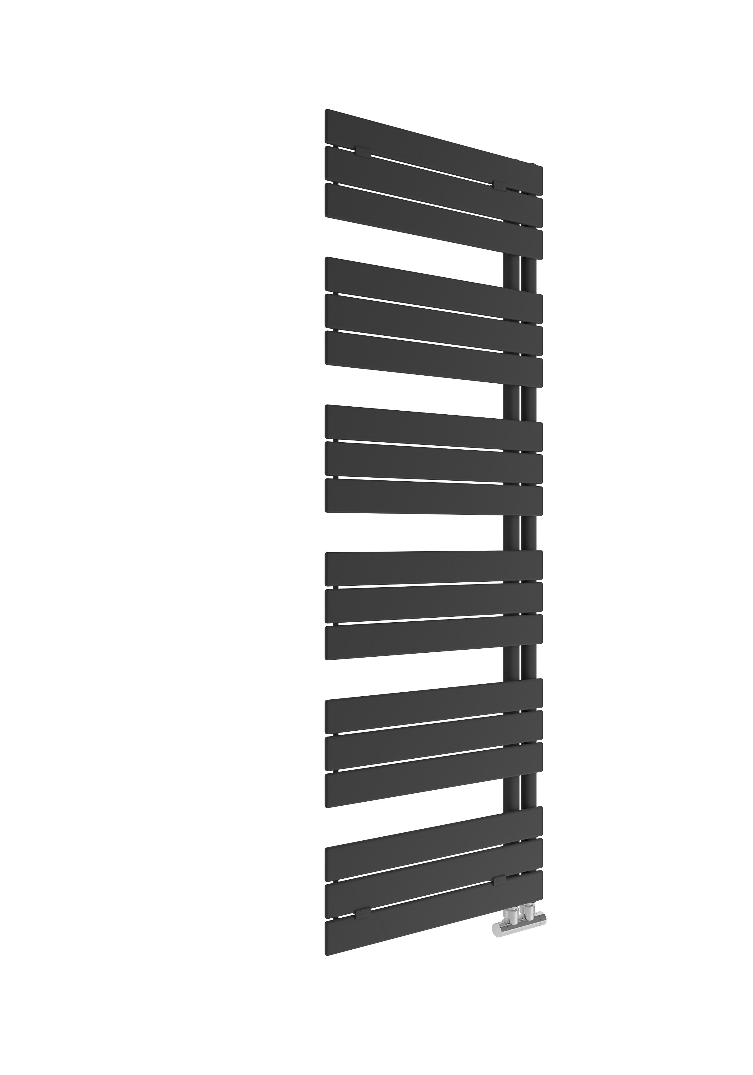 Sanotechnik - Bz.-Heizk. Arezzo, mattschwarz, 180x60cm