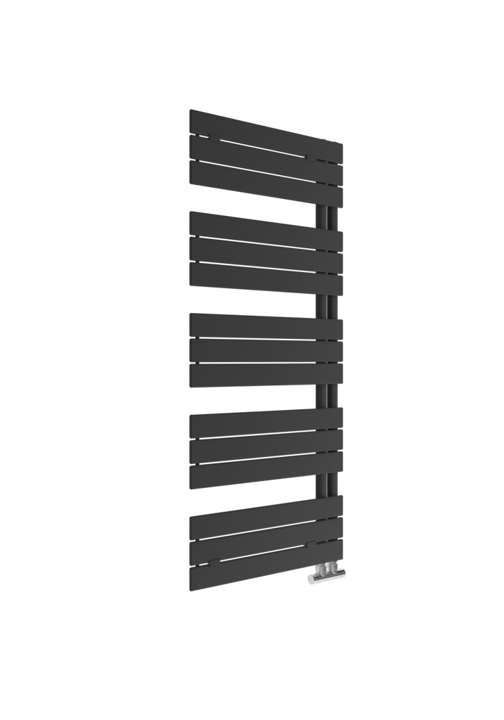 Sanotechnik - Bz.-Heizk. Arezzo, mattschwarz, 160x60cm