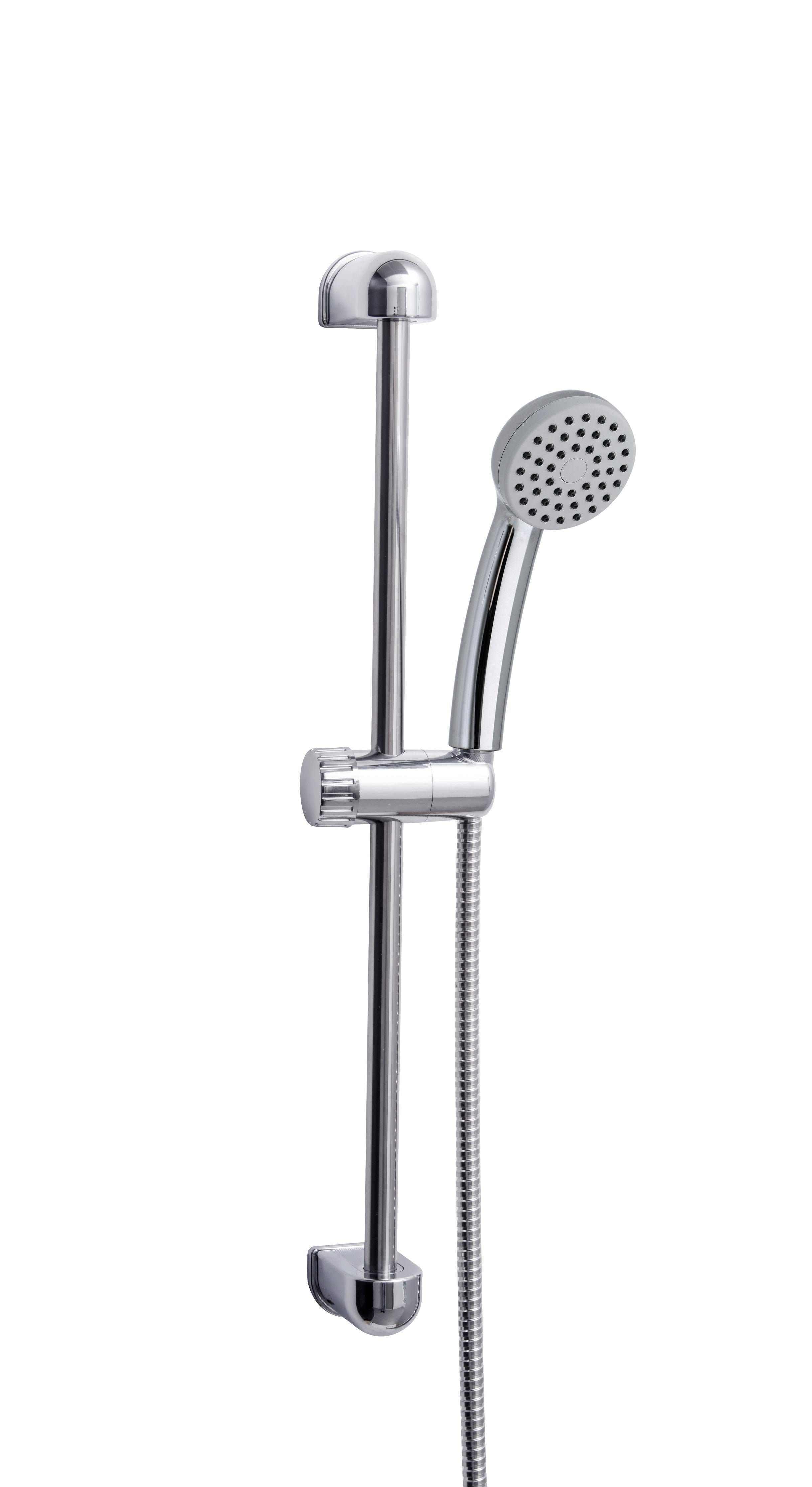 Sanotechnik - Brauseset chrom Handbrause 7,1cm; Schlauch; Stange Edelst.