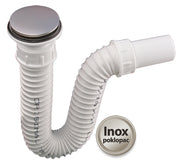 Sanotechnik - WT-Siphon m.Ventil Exclusiv m.flex.Schl.