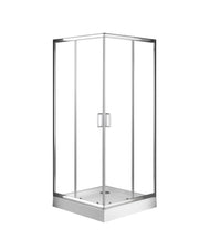 Sanotechnik - Eckeinstieg chrom 79-80x79-80x190cm