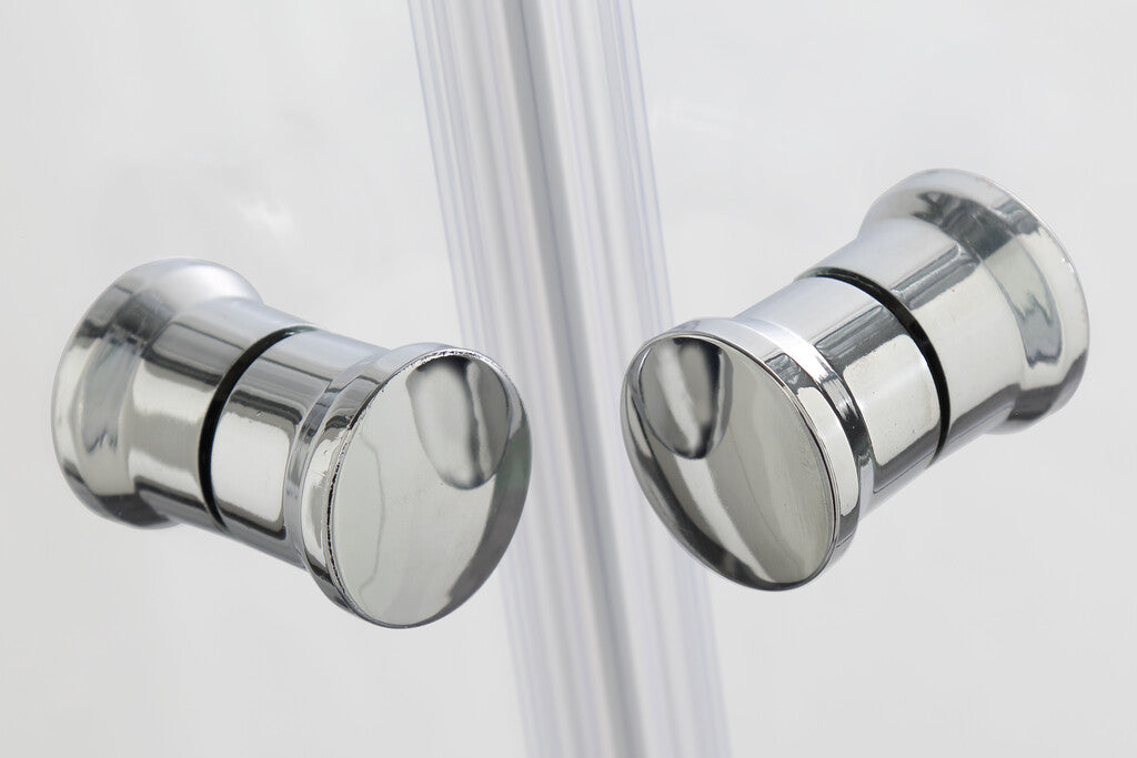 Sanotechnik - Eckeinstieg chrom 79-80x79-80x190cm