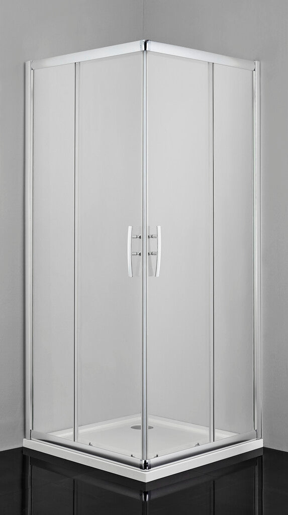 Sanotechnik - Eckdusche Schiebet.PRO-LINE, chr. 88,5-90x200