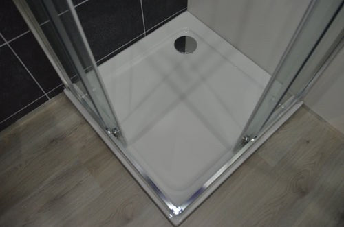 Sanotechnik - Eckdusche Schiebet.PRO-LINE, chr. 88,5-90x200