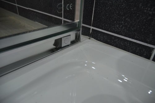 Sanotechnik - Eckdusche Schiebet.PRO-LINE, chr. 88,5-90x200