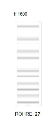 Sanotechnik - Bz.-Heizk. BARI weiß 60x160cm gerade