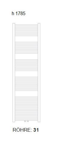 Sanotechnik - Bz.-Heizk. BARI chrome 60x178,5cm gerade