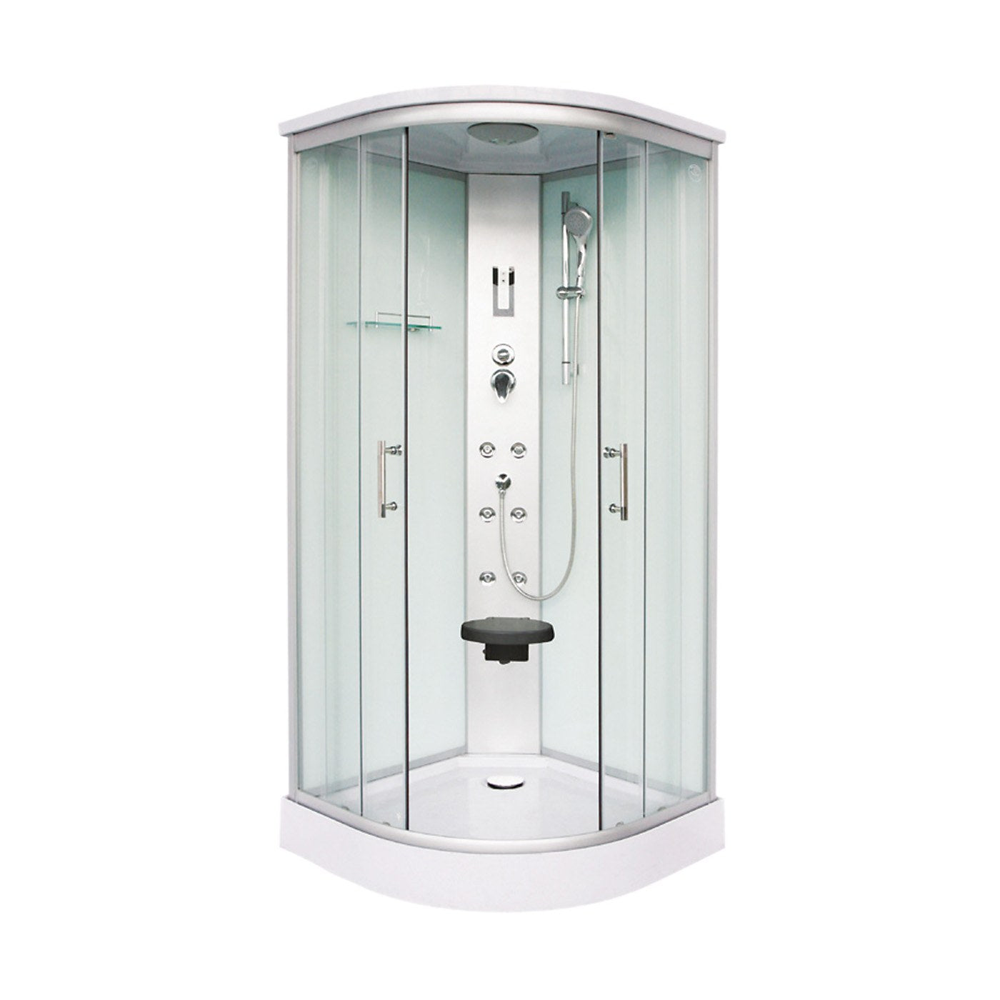 Sanotechnik - Komplettdk SCALA weiß 90x90x215cm Quickline