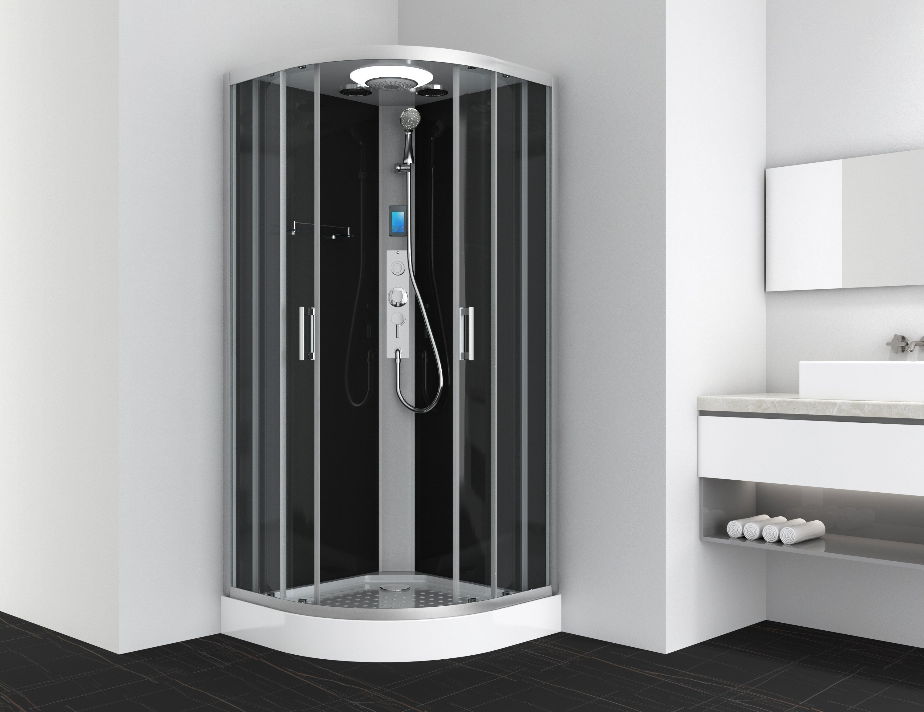 Sanotechnik - Komplettdk AUSTIN 90x90x215cm Quickline