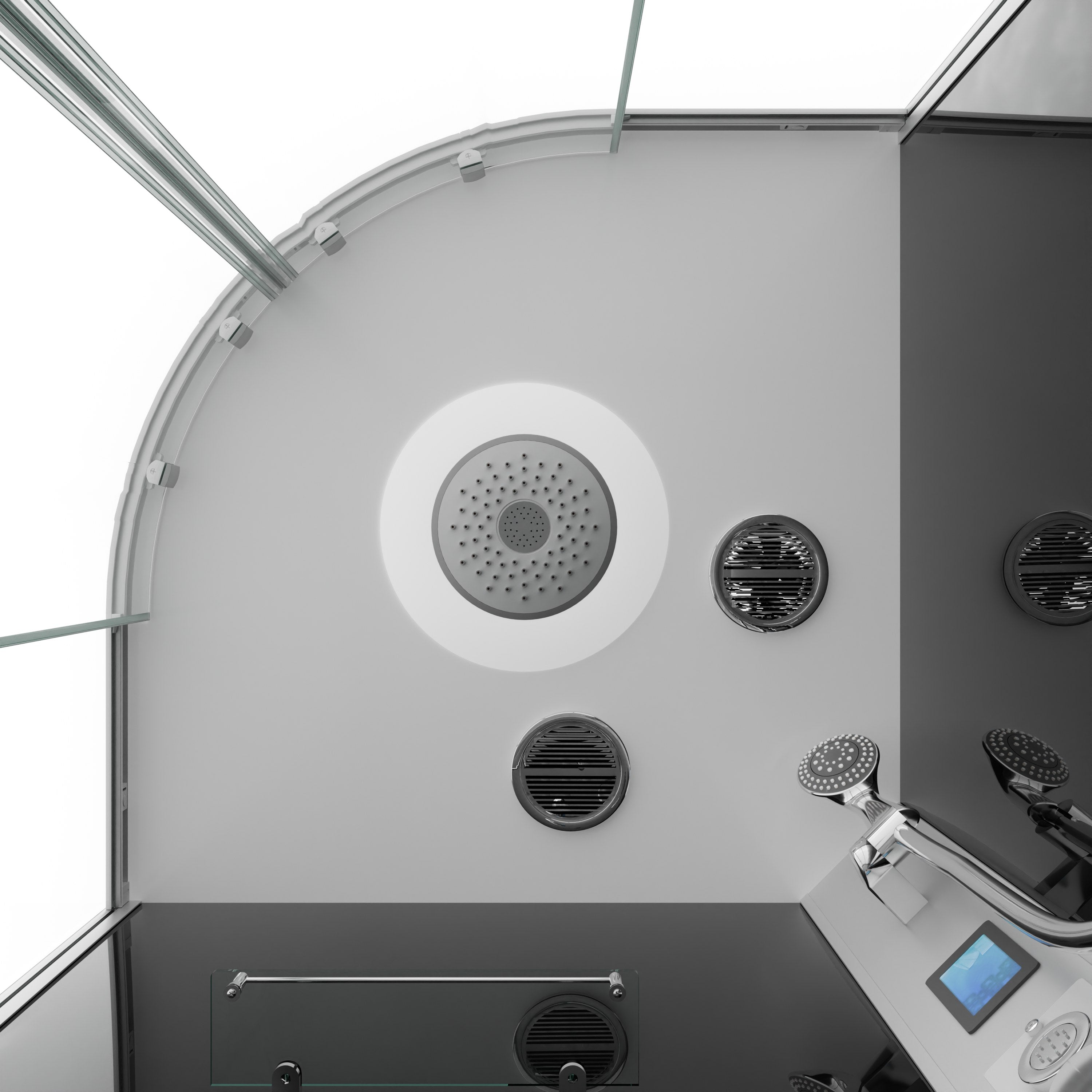 Sanotechnik - Komplettdk AUSTIN 90x90x215cm Quickline