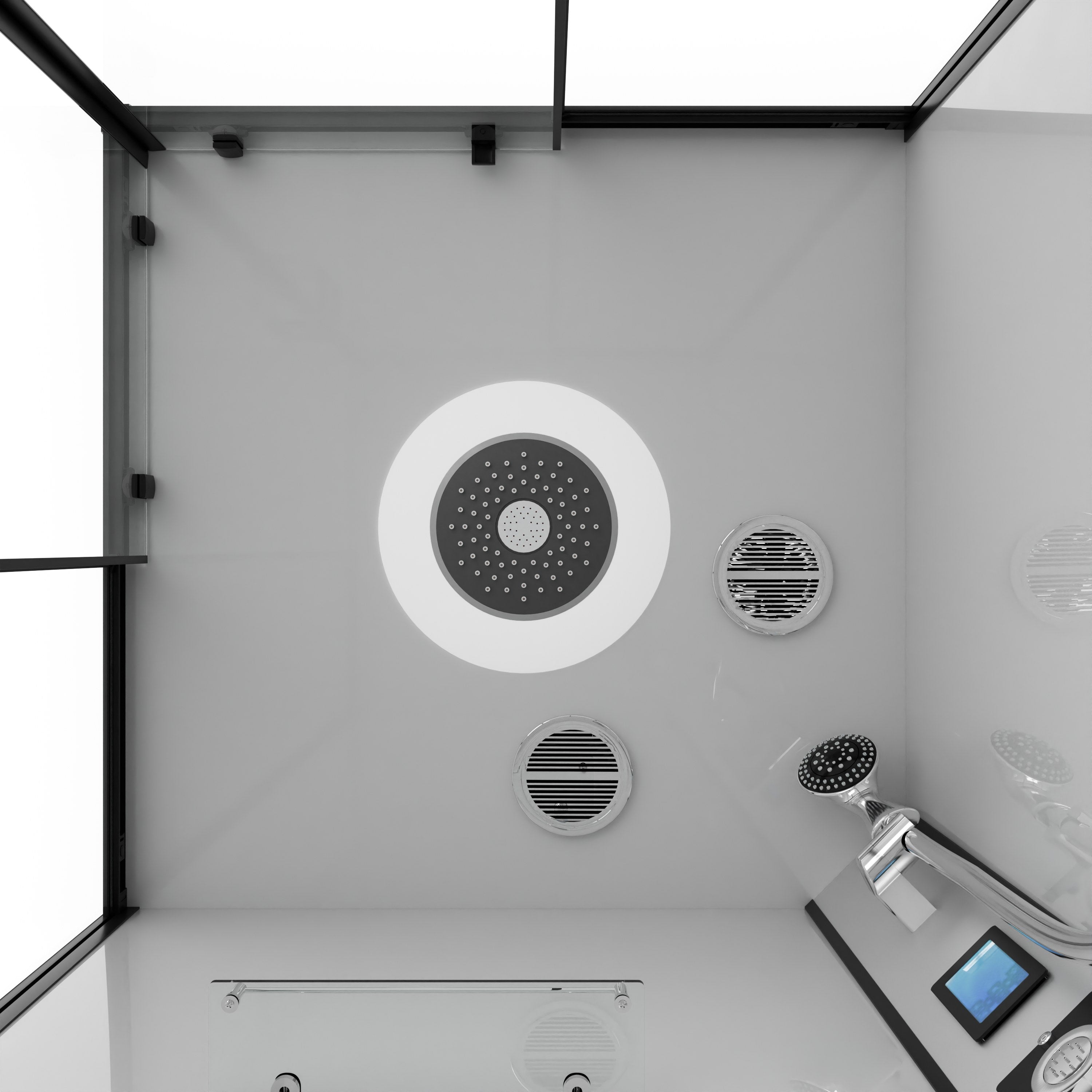 Sanotechnik - Komplettdk MIAMI 90x90x215cm Quickline