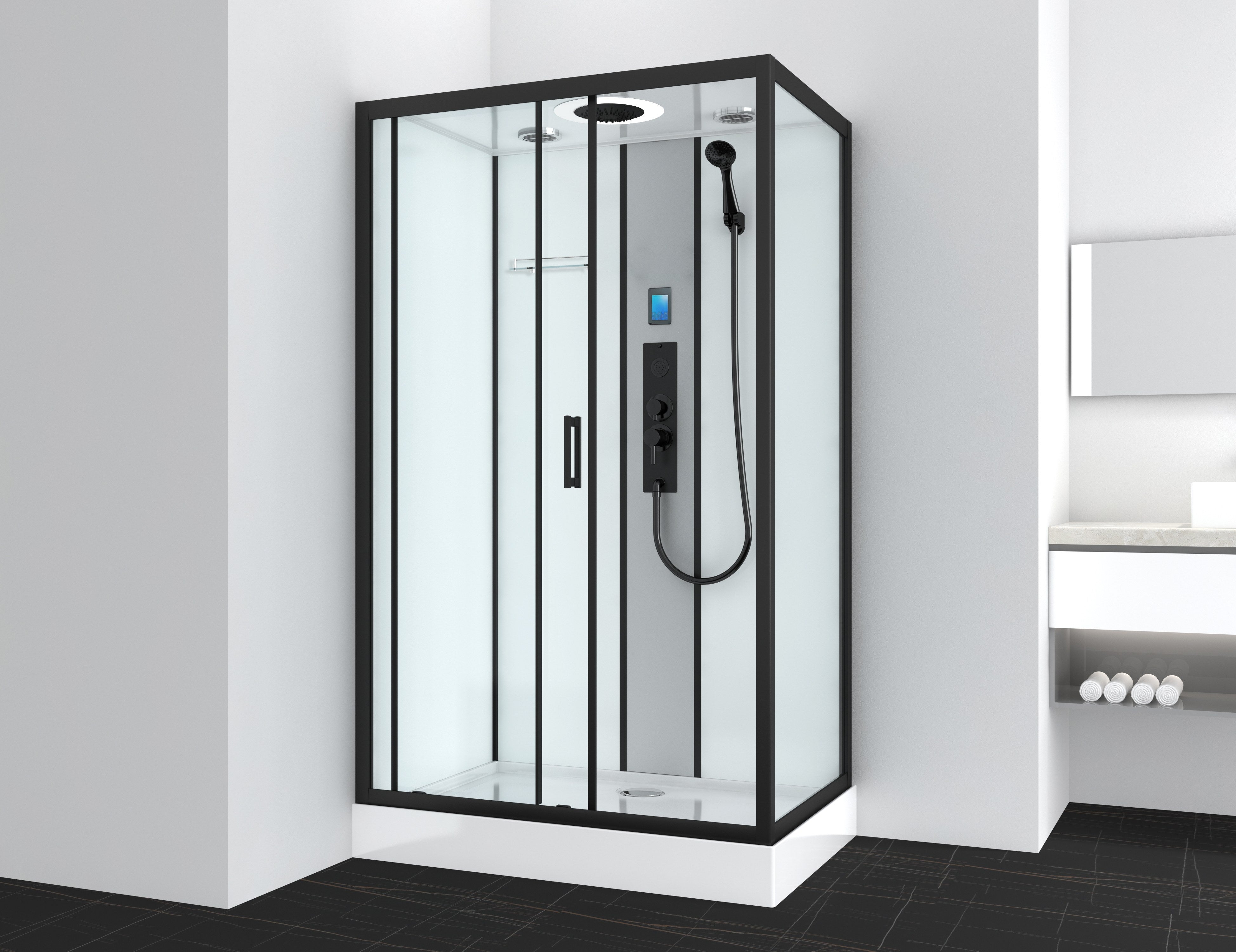 Sanotechnik - Komplettdk BOSTON 90x20x215cm Quickline