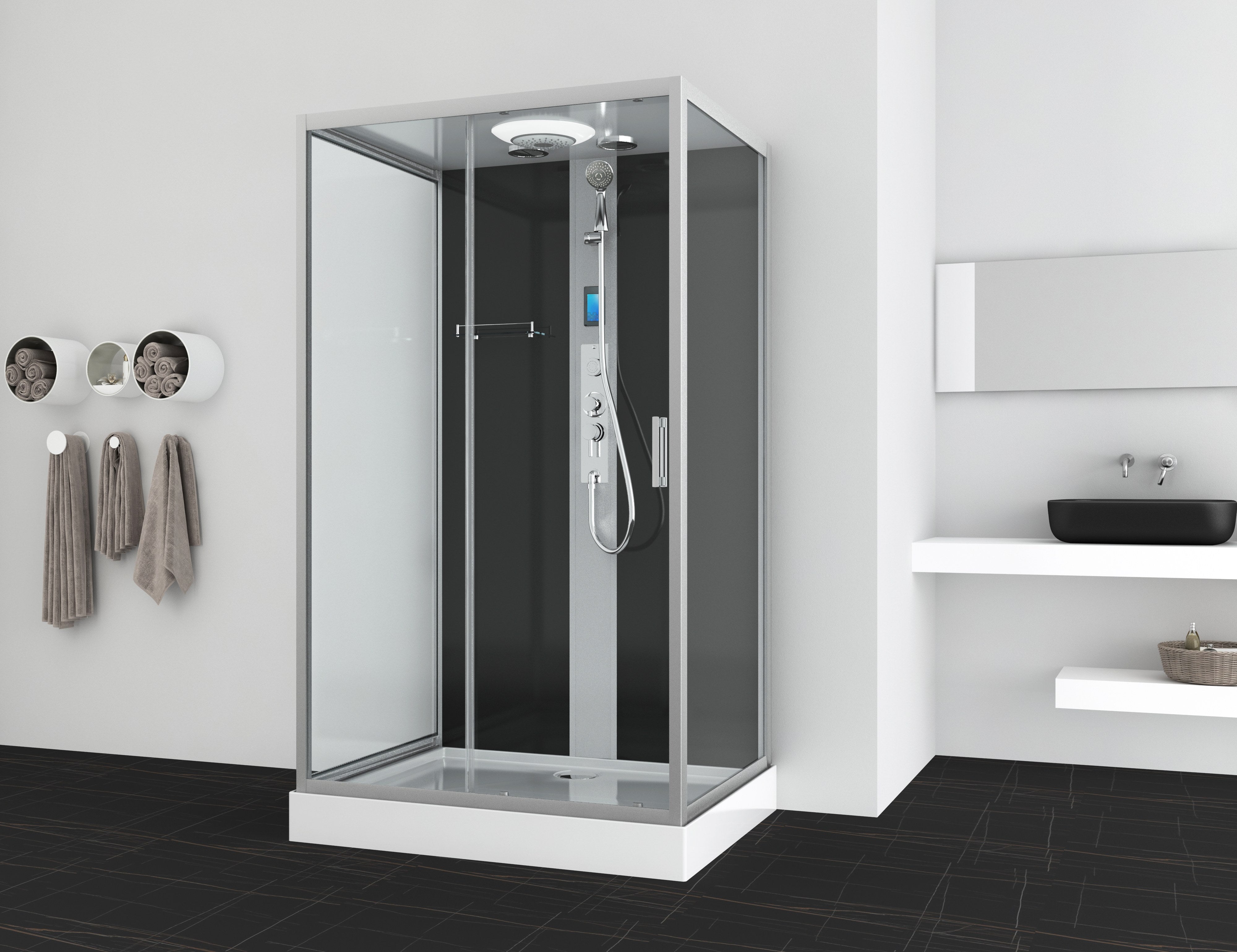 Sanotechnik - Komplettdk BOSTON 90x120x215cm Quickline