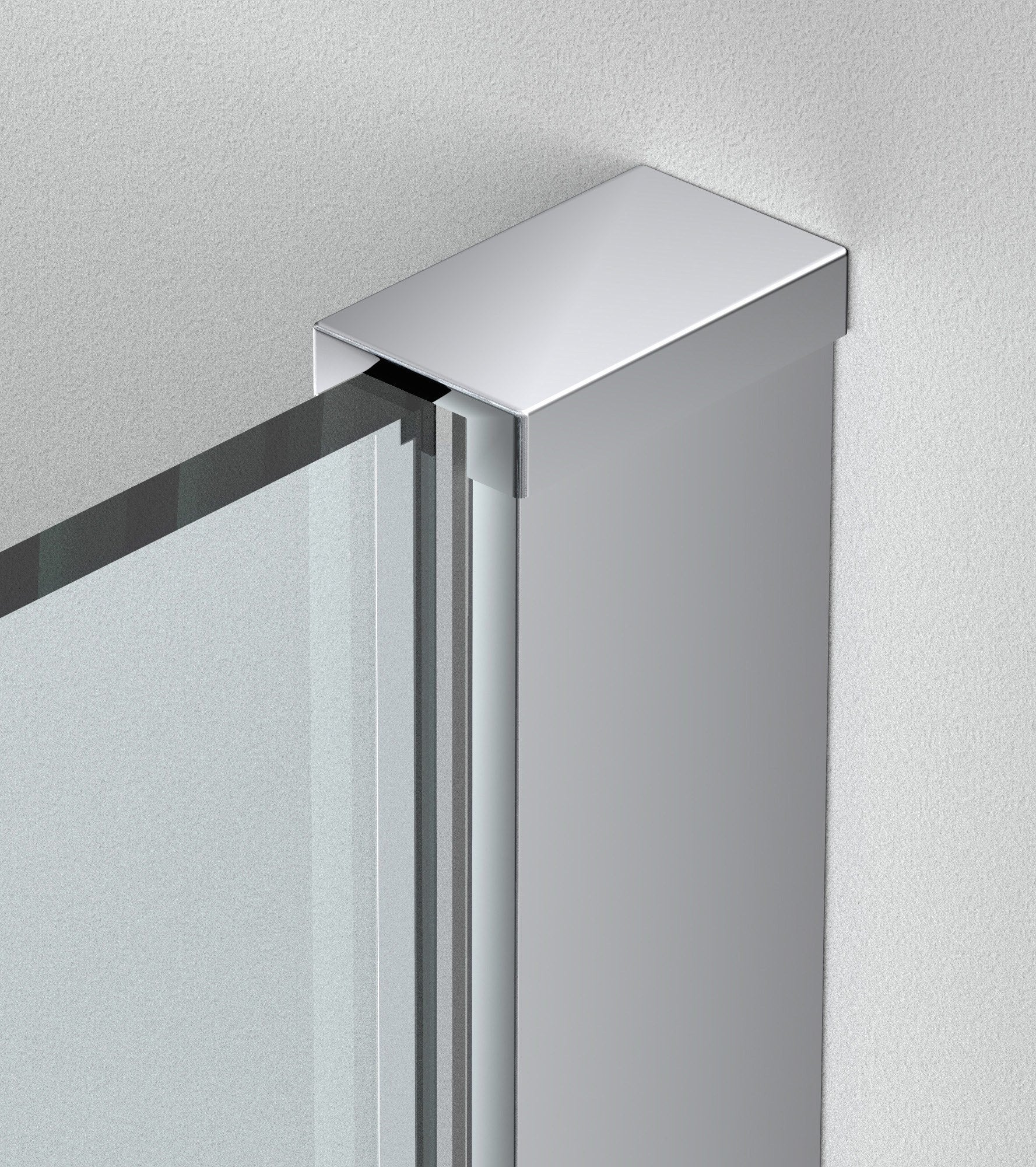 Sanotechnik - Wandprofil+Stabiliesrungsstange chrom 3,5cm