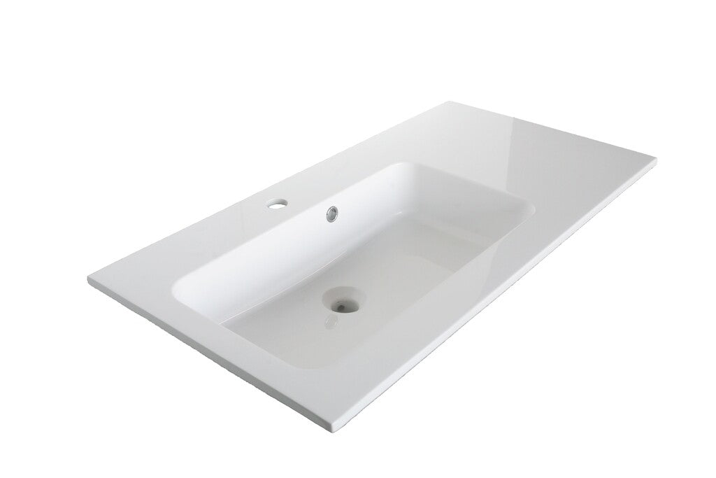 Sanotechnik - Waschtisch aus gegeossenem Marmor