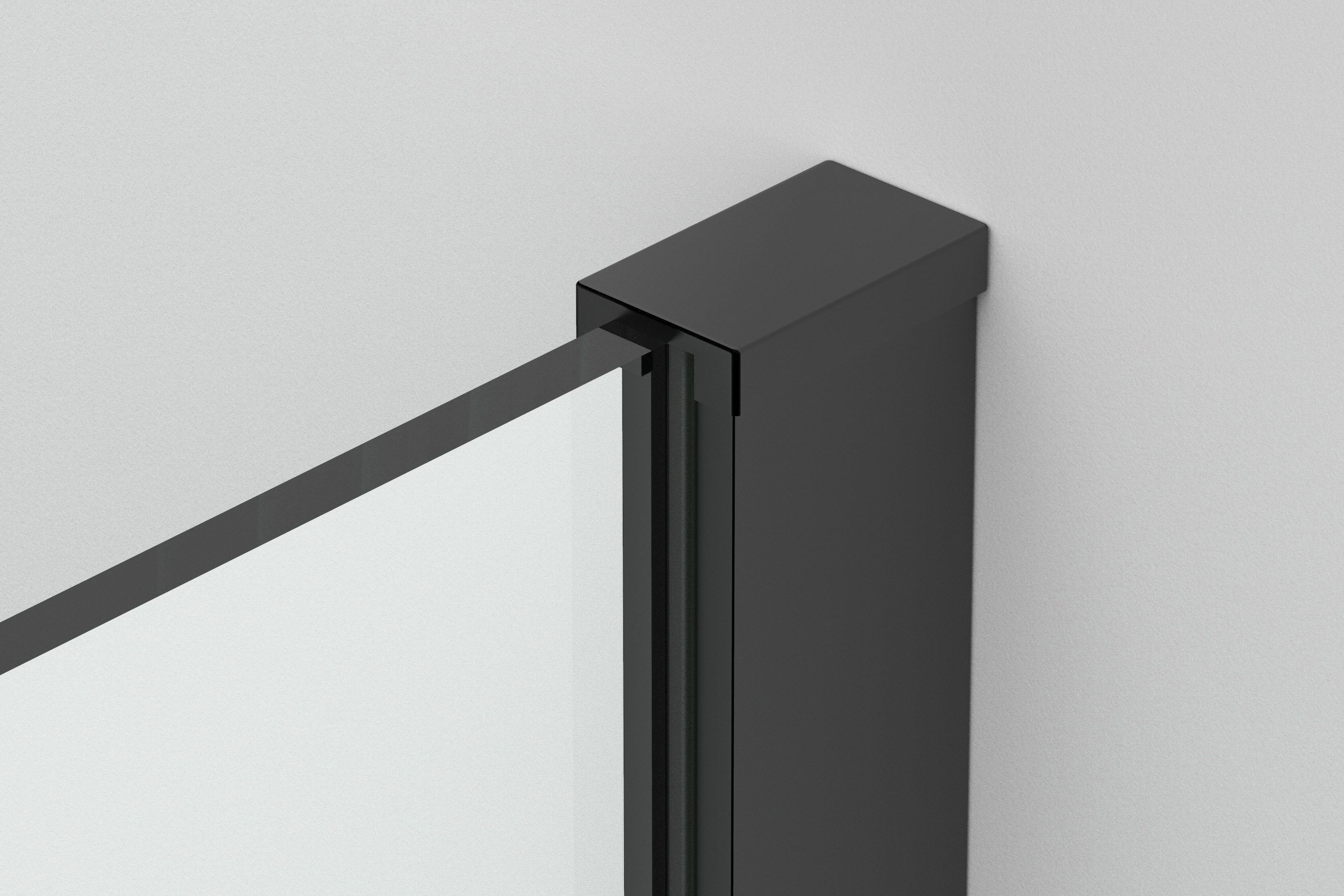 Sanotechnik - Wandprofi+Stabiliesierungsstange schwarz 3,5cm