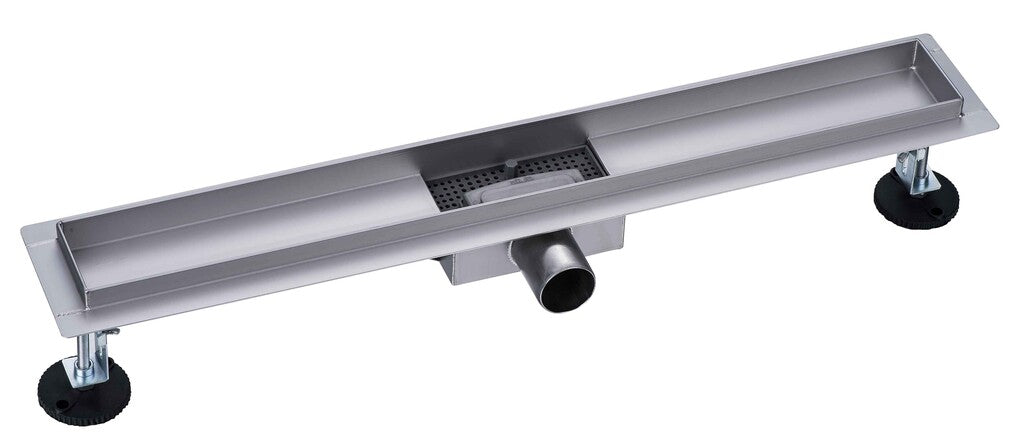 Sanotechnik - Duschrinne 80cm  Nirosta Chrom-Optik