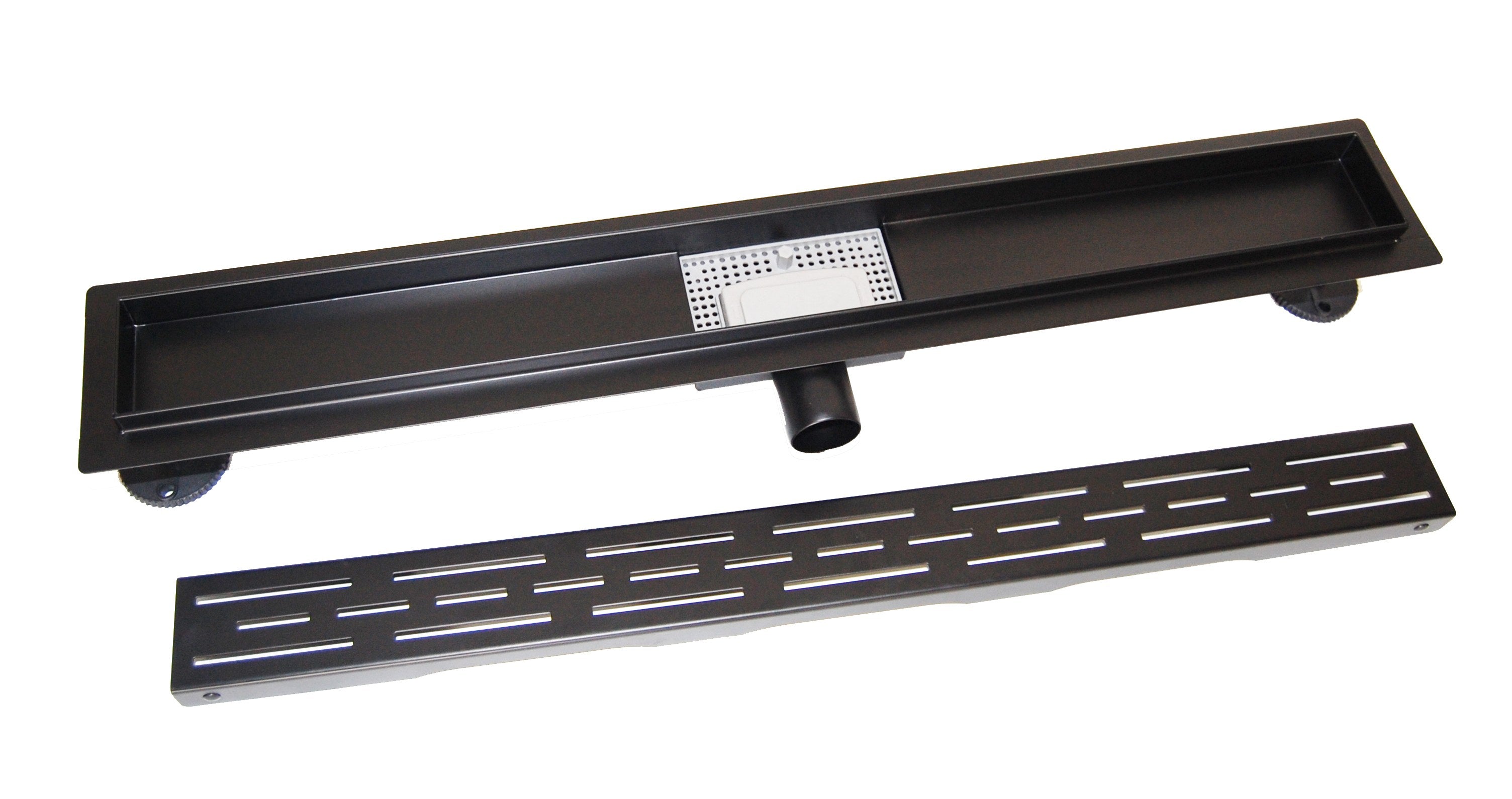 Sanotechnik - Duschrinne 60cm  Nirosta Schwarz-Optik