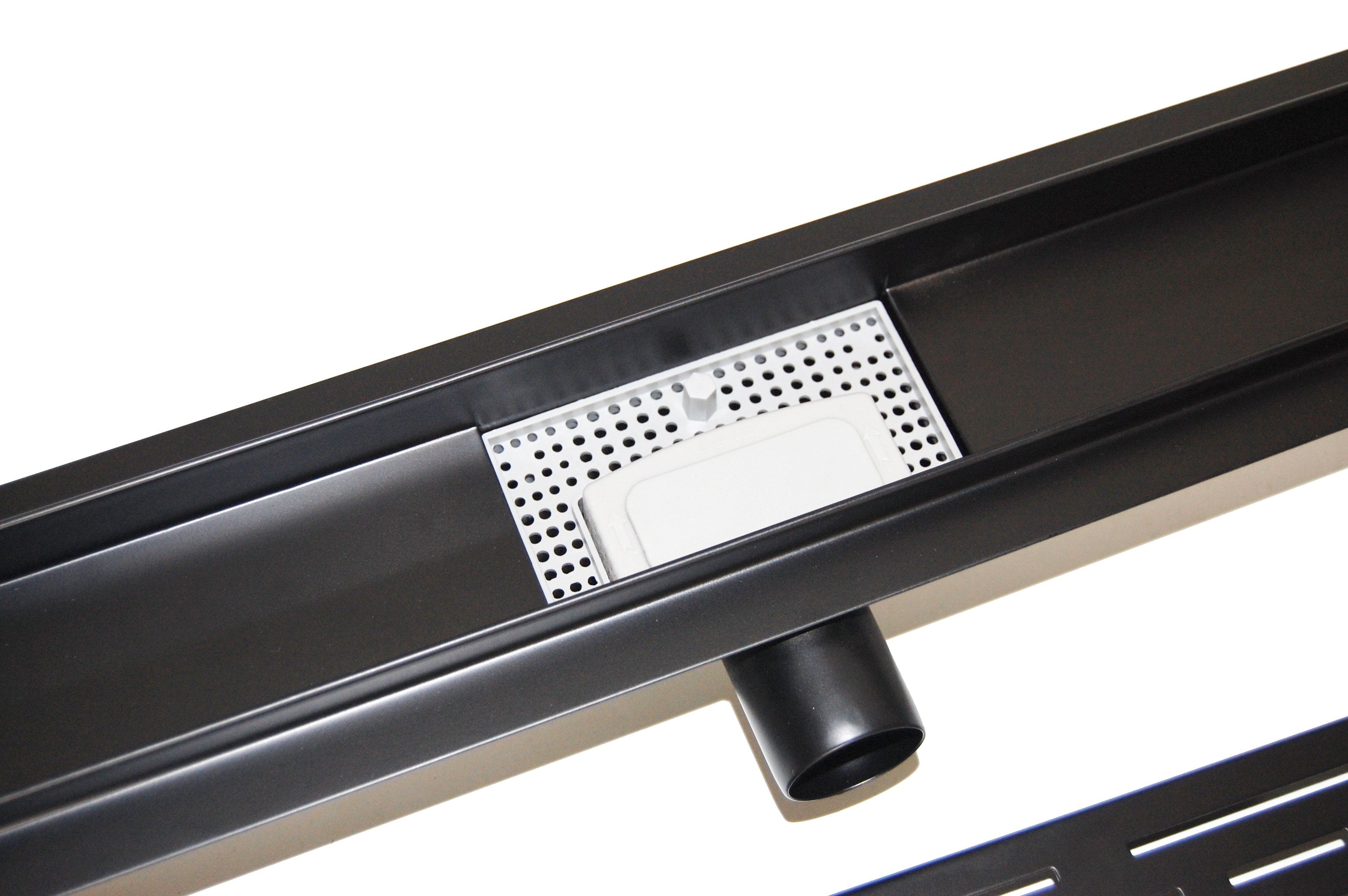 Sanotechnik - Duschrinne 60cm  Nirosta Schwarz-Optik