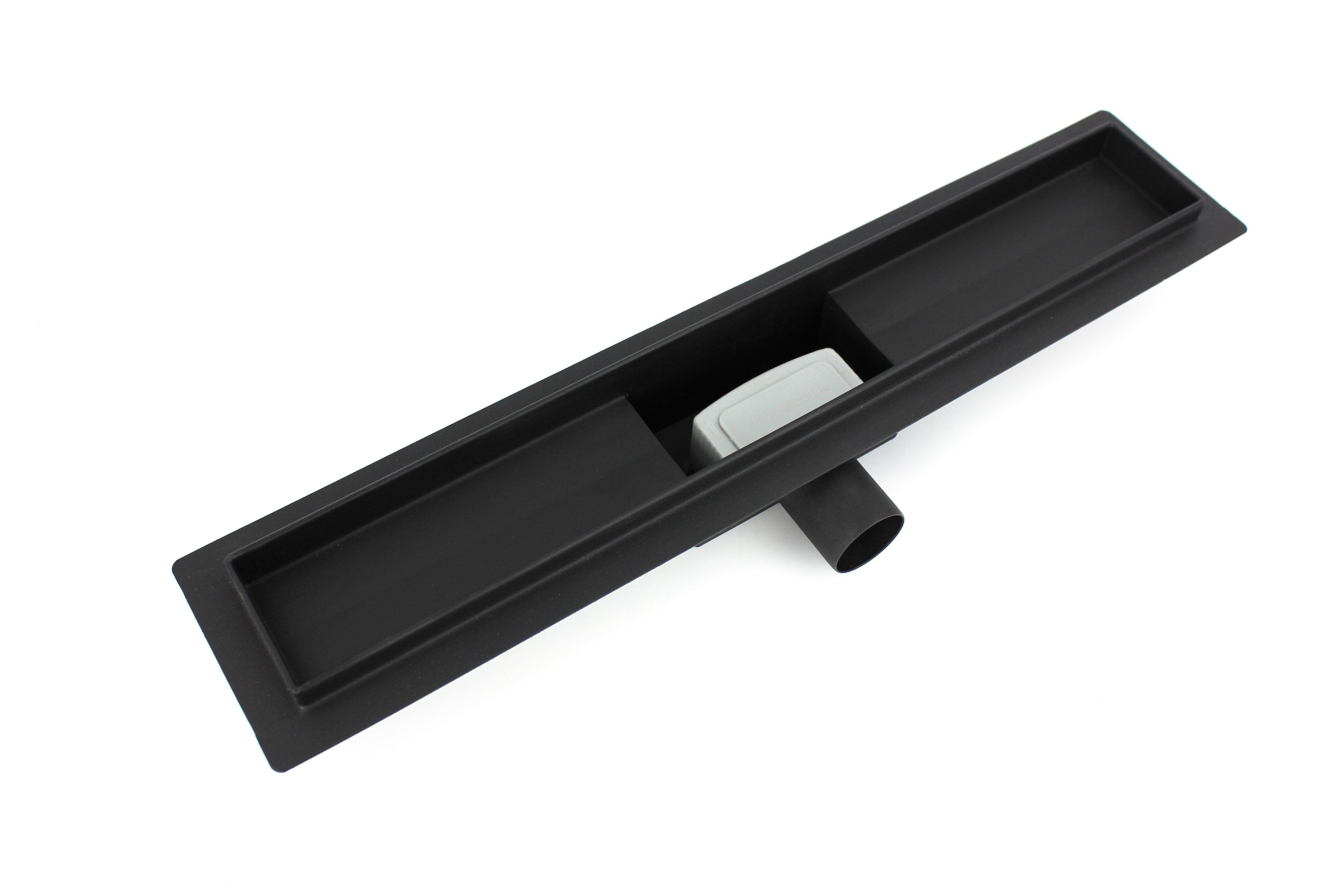 Sanotechnik - Duschrinne 60cm  Nirosta Schwarz-Optik