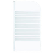 Sanotechnik - Wannenklappwand 75x140cm 5mm Glas gest.