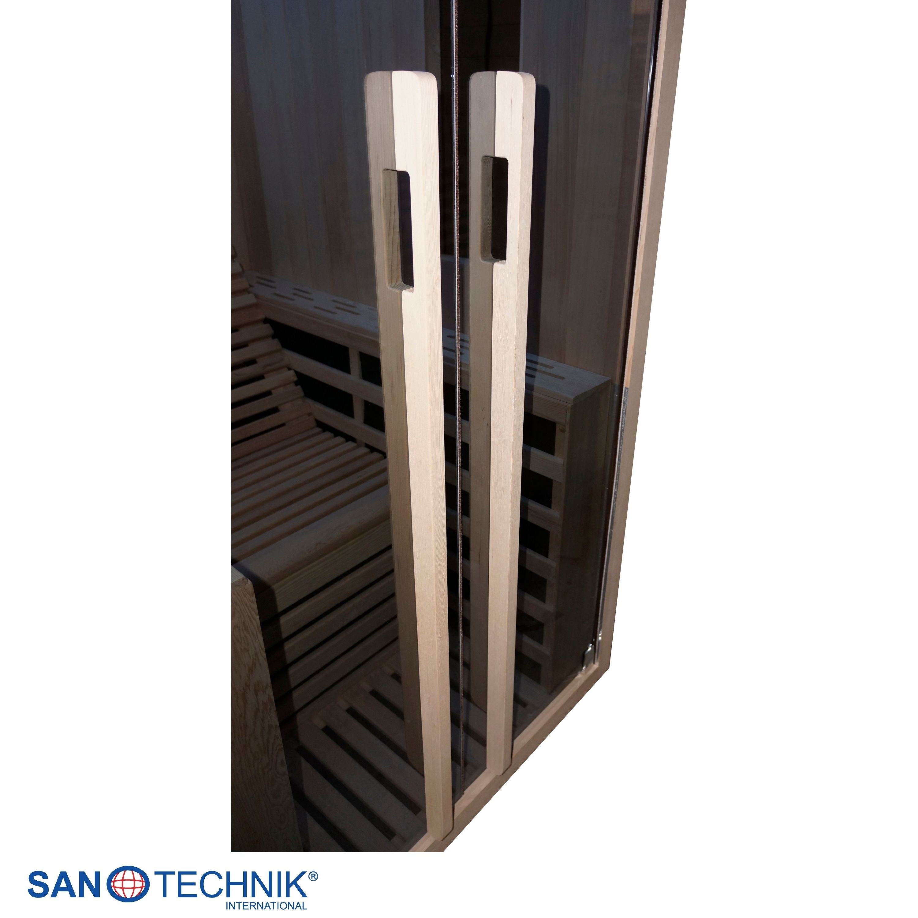Sanotechnik - CARBON 1 Infrarotkabine für 1 Person 100x130x195 cm