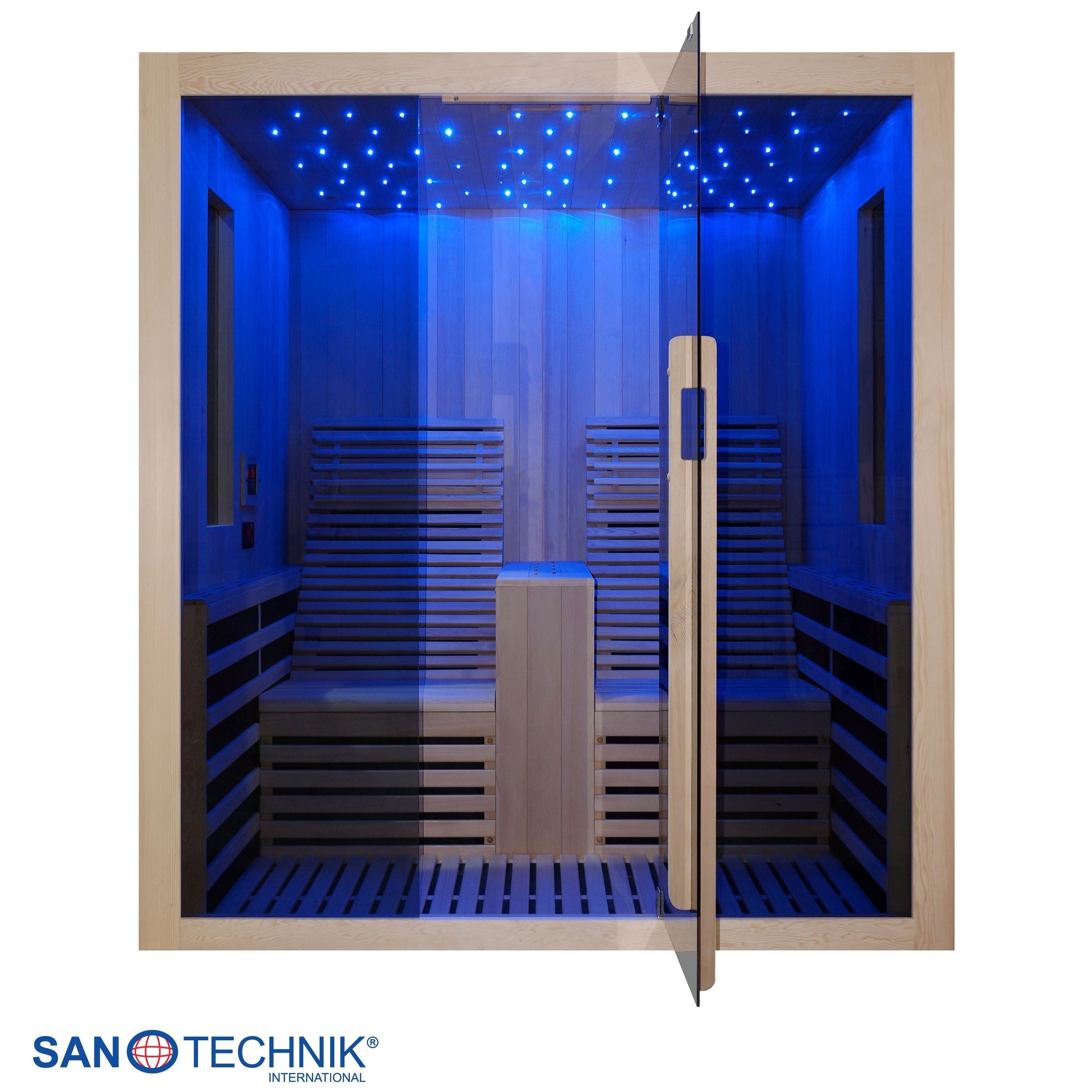 Sanotechnik - CARBON 2 Infrarotkabine für 2 Personen 180x150x195 cm