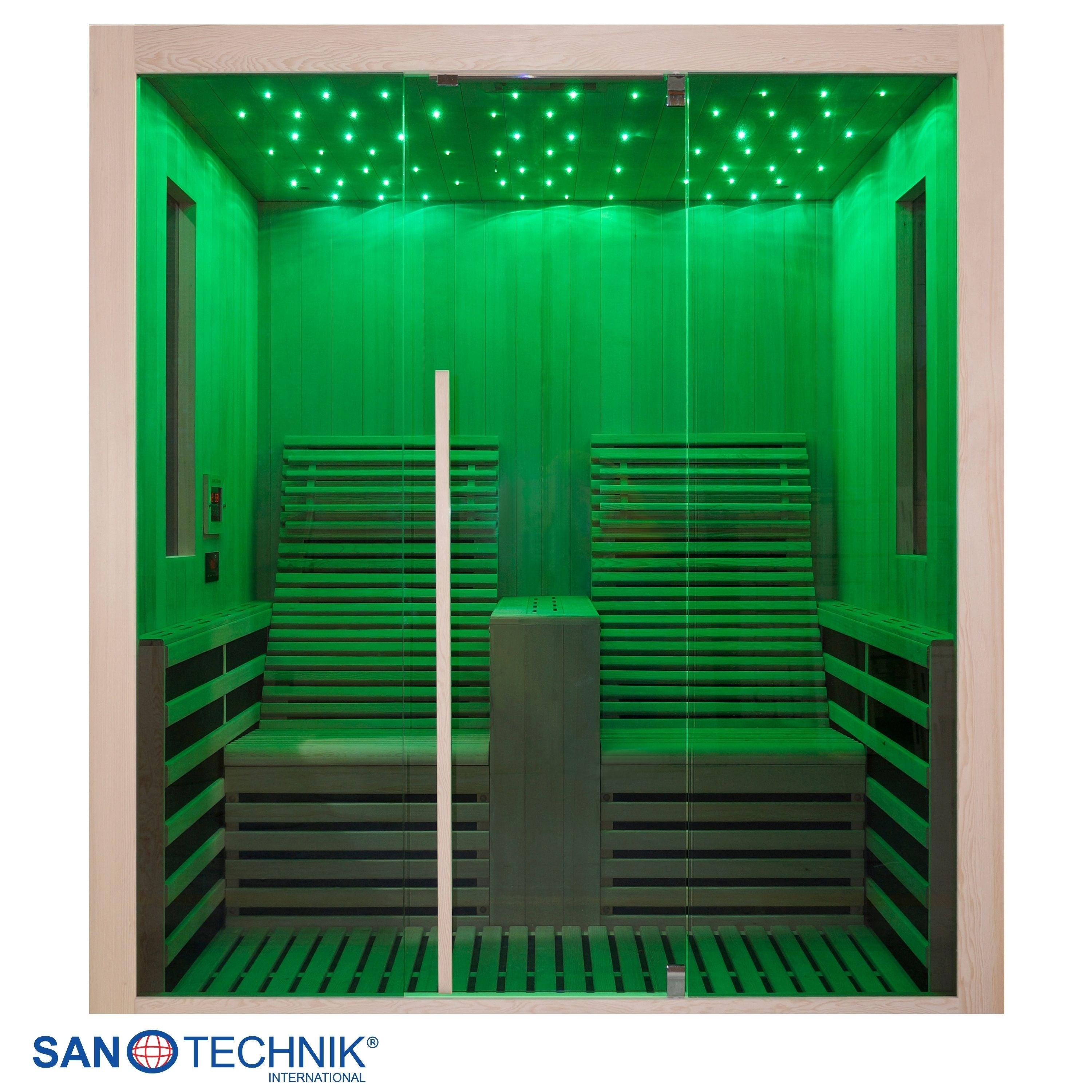 Sanotechnik - CARBON 2 Infrarotkabine für 2 Personen 180x150x195 cm